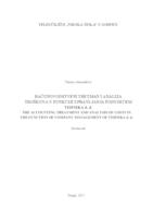 Računovodstveni tretman i analiza troškova u funkciji upravljanja poduzećem Tehnika d. d.