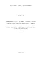 Hibridna cestovna motorna vozila u funkciji korištenja alternativne pogonske energije